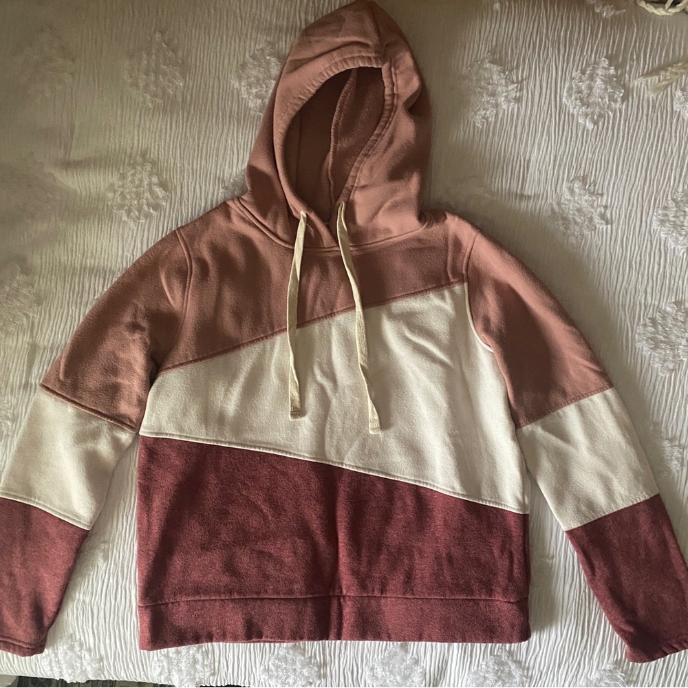 Color-Block Pink Hoodie (M) - Doublju - Barbiecor… - image 1
